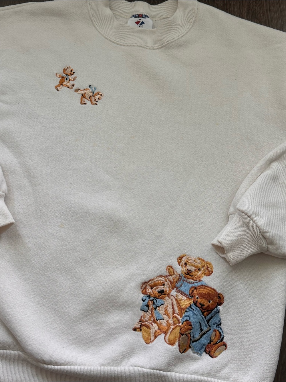Vintage Embroidered Bear Crewneck Sweatshirt - Picture 2 of 5